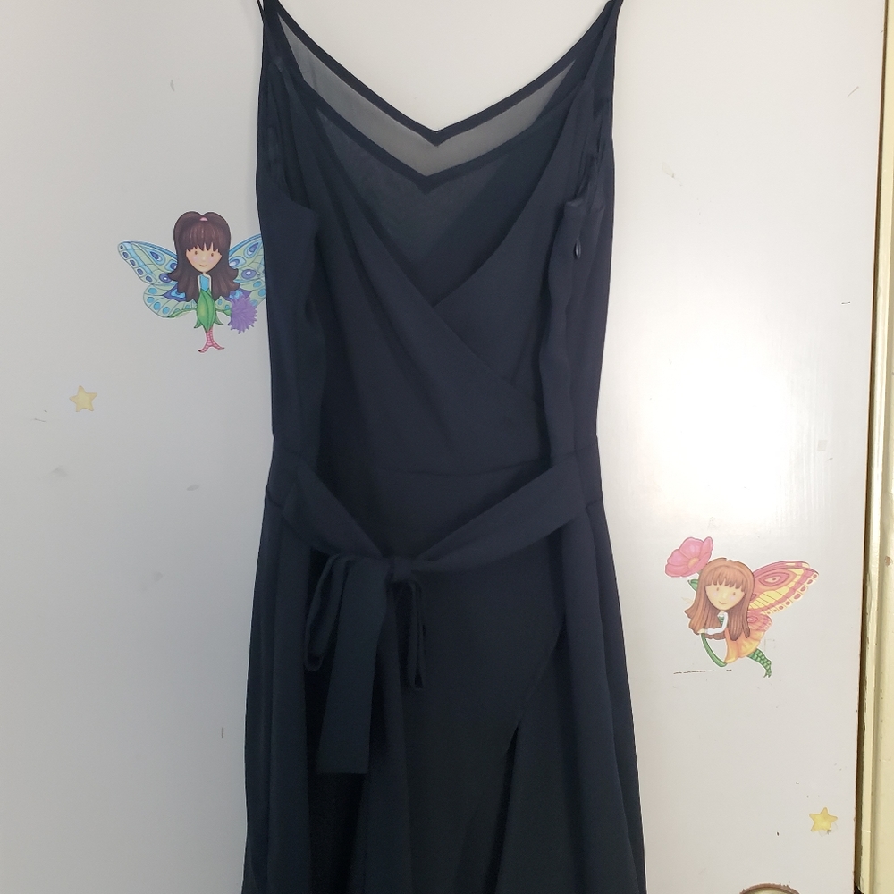 Express Chiffon Black Romper